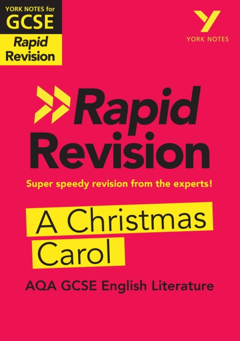 Cover image for book York Notes RAPID AQA GCSE (Revision Guide) A Christmas Carol - for 2026, 2027 exams