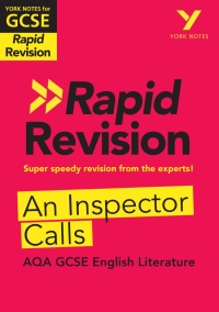 Cover image: York Notes for AQA GCSE (9-1) Rapid Revision: An Inspector Calls eBook Edition 1st edition 9781292270869