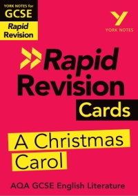 Omslagafbeelding: York Notes for AQA GCSE (9-1) Rapid Revision Cards: A Christmas Carol eBook Edition 1st edition 9781292273648