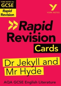 Titelbild: York Notes for AQA GCSE (9-1) Rapid Revision Cards: The Strange Case of Dr Jekyll and Mr Hyde eBook Edition 1st edition 9781292273655