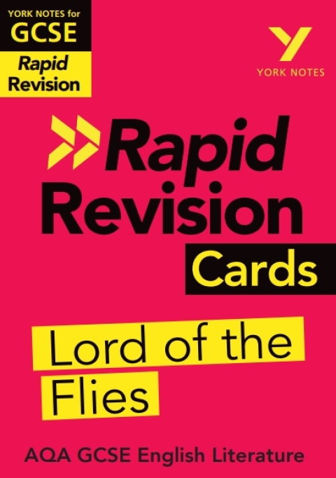 Cover image for book York Notes RAPID AQA GCSE (Revision Cards) Lord of the Flies - for 2026, 2027 exams