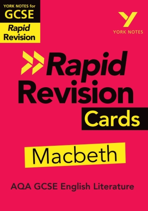 Cover image for book York Notes RAPID AQA GCSE (Revision Cards) Macbeth - for 2026, 2027 exams