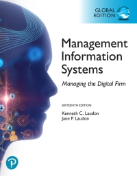Management Information Systems: Managing the Digital Firm (Global Edition) 16/E ePDF  9781292296623