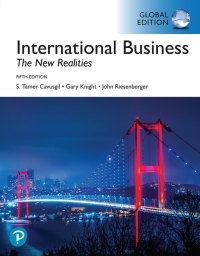 International Business: The New Realities (Global Edition) 5/E ePDF  	9781292303307
