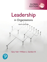 Leadership in Organizations (Global Edition) 9/E ePDF  	9781292314426