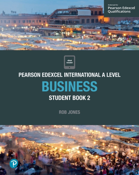 Cover image for book Pearson Edexcel International A Level Business Student Book