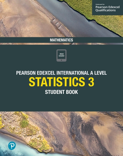Cover image for book Pearson Edexcel International A Level Mathematics Statistics 3 Student Book