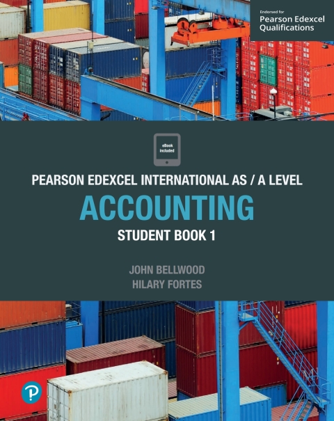 Cover image for book Pearson Edexcel International AS Level Accounting Student Book