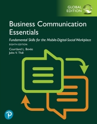 Business Communication Essentials: Fundamental Skills for the Mobile-Digital-Social Workplace (Global Edition) 8/E ePDF