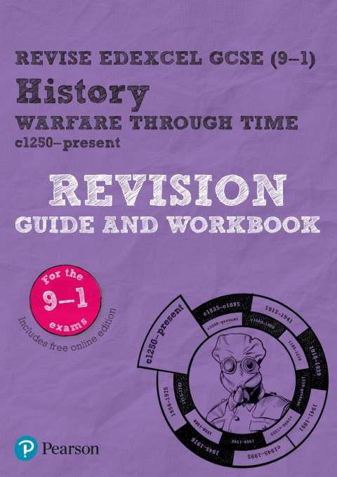 Cover image for book Revise Edexcel GCSE (9–1) History Warfare and British Society, c1250–present Revision Guide and Workbook