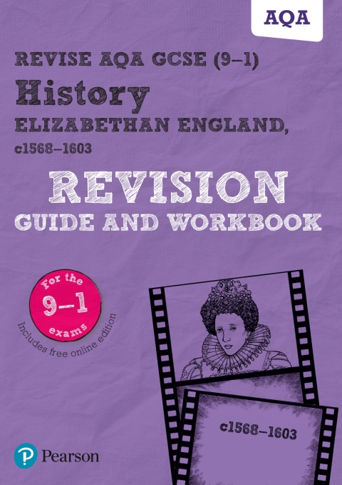 Cover image for book Revise AQA GCSE (9-1) History Elizabethan England Revision Guide and Workbook