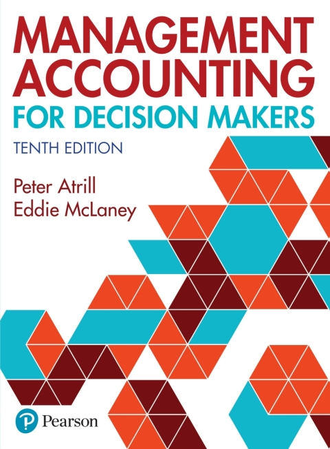 Cover image for book Management Accounting for Decision Makers