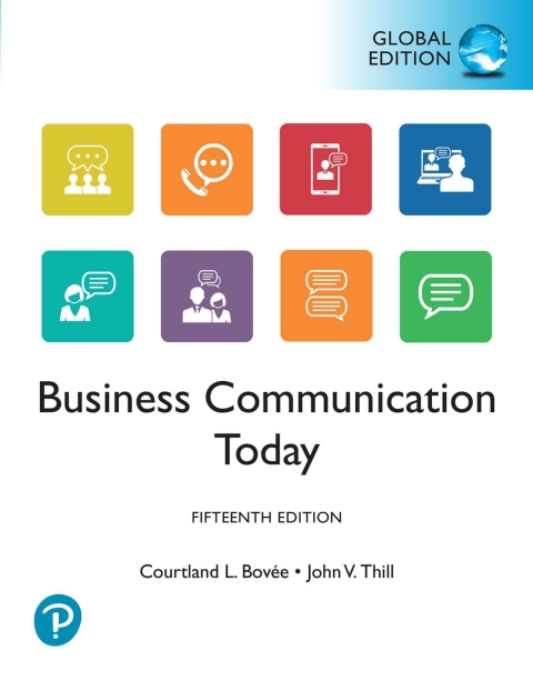 Business Communication Today, Global Edition 