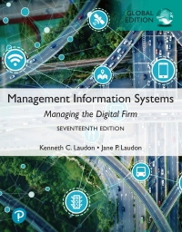 MANAGEMENT INFORMATION SYSTEMS MANAGING THE DIGITAL FIRM (GLOBAL EDITION)