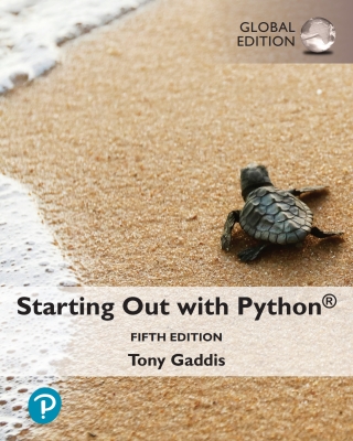 Starting Out With Python (Global Edition)