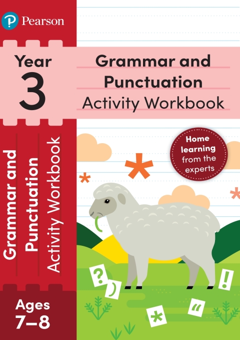 Cover image for book Pearson Learn at Home Grammar & Punctuation Activity Workbook Year 3 Kindle