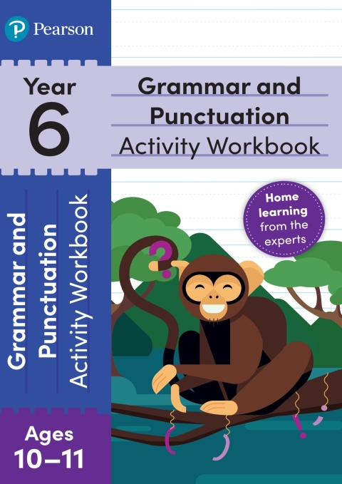 Cover image for book Pearson Learn at Home Grammar & Punctuation Activity Workbook Year 6 Kindle