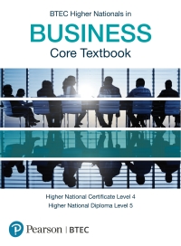 Cover image: Higher Nationals in Business Core Textbook 1st edition