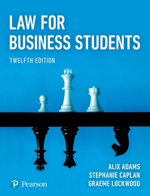 Cover image for book Law for Business Students