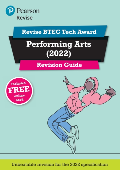 Cover image for book Revise BTEC Tech Award Performing Arts (2022) Revision Guide