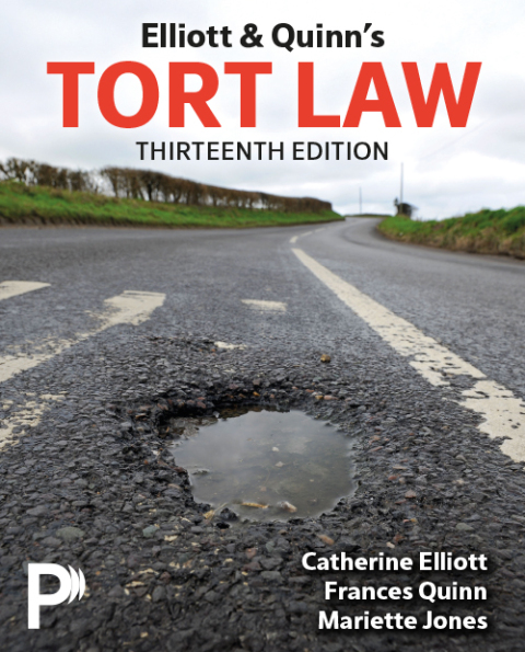 Cover image for book Elliott & Quinn's Tort Law