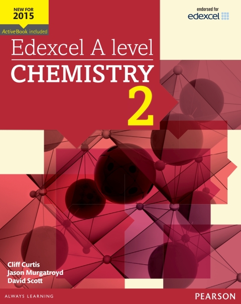 Cover image for book Pearson Edexcel Advanced Level Chemistry Student Book 2