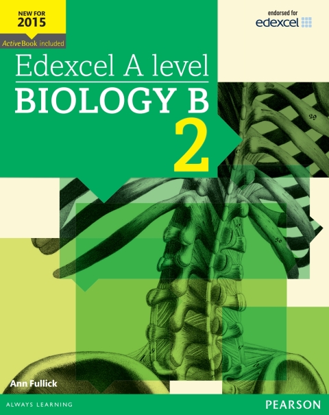 Cover image for book Edexcel A level Biology B Student Book 2 + ActiveBook