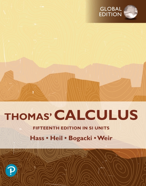 Thomas' Calculus, SI Units 