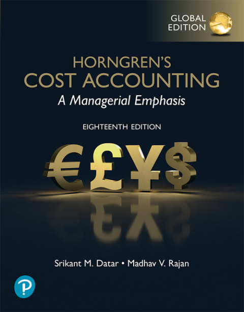 Horngren's Cost Accounting, Global Edition