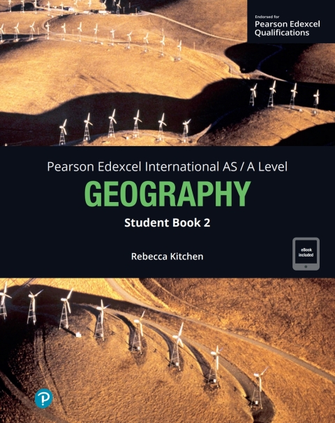 Cover image for book Pearson Edexcel IAL Geography Student Book
