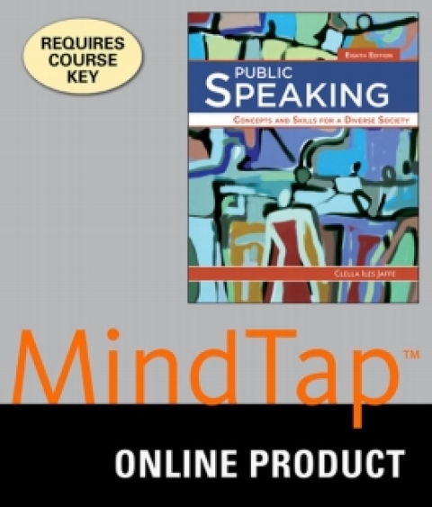 Cover image for book MindTap Speech for Jaffe's Public Speaking: Concepts and Skills for a Diverse Society