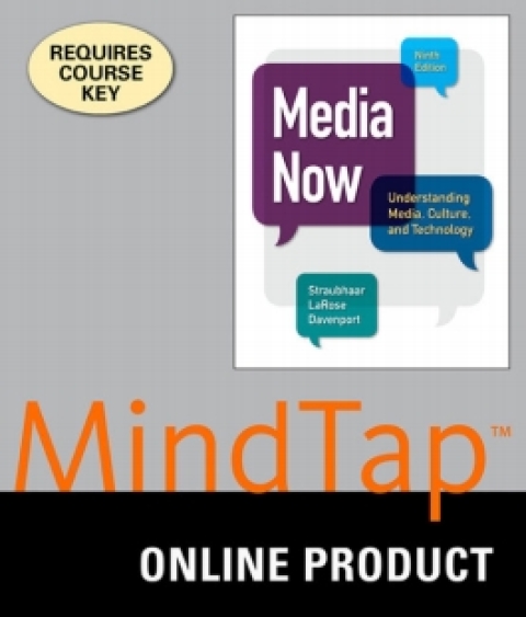 Cover image for book MindTap Communication Arts for Straubhaar/Larose/Davenport's Media Now: Understanding Media, Culture, and Technology, 9th Edition, [Instant Access], 1 term (6 months)