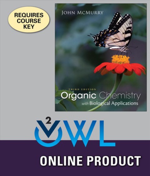 Cover image for book OWLv2 for McMurry's Organic Chemistry: With Biological Applications, 3rd Edition, [Instant Access], 1 term (6 months)