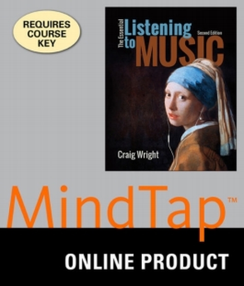 Cover image for book MindTap Music (with Active Listening Guide) for Wright's The Essential Listening to Music