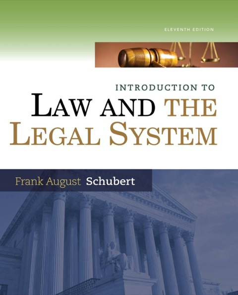 Cover image for book Introduction to Law and the Legal System