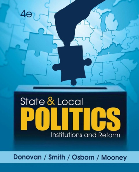 Cover image for book State and Local Politics: Institutions and Reform