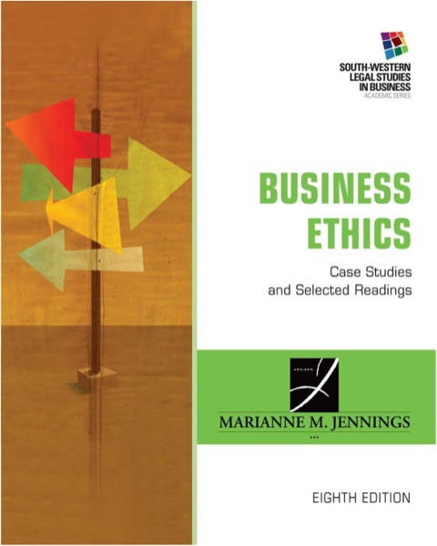 Cover image for book Business Ethics: Case Studies and Selected Readings