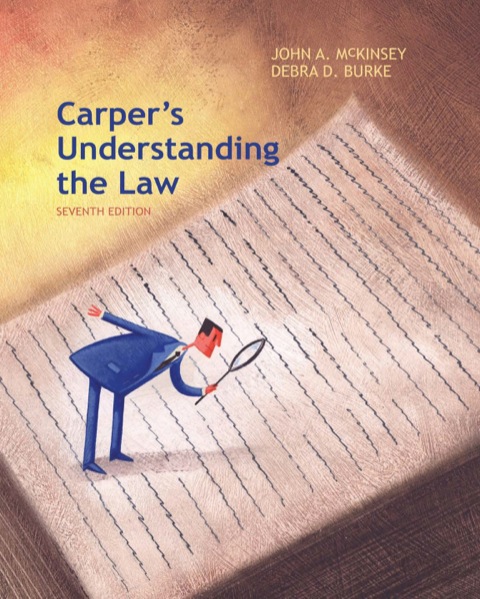 Cover image for book Carper's Understanding the Law