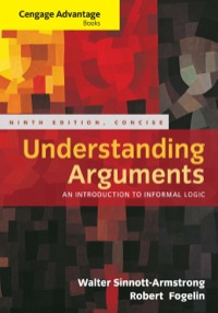 Understanding arguments 9th edition answers questions and answers