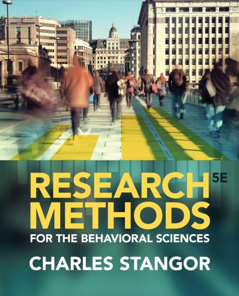 Research Methods F/Behavioral Sciences
