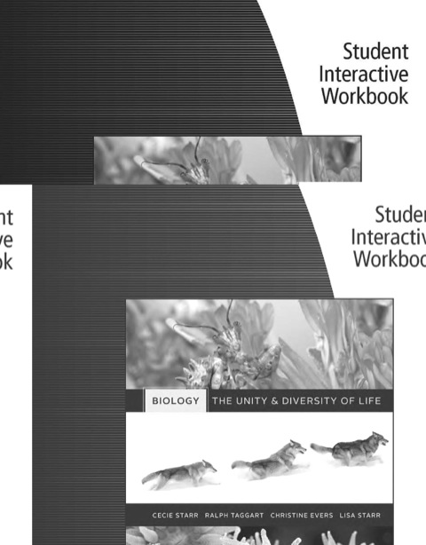 Cover image for book Student Interactive Workbook for Starr/Taggart/Evers/Starr's Biology: The Unity and Diversity of Life