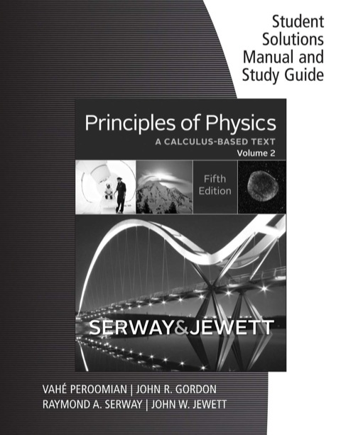 Cover image for book Student Solutions Manual with Study Guide for Serway/Jewett's Principles of Physics: A Calculus-Based Text, Volume 2