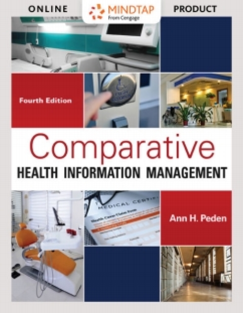 Cover image for book MindTap Health Information Management for Peden's Comparative Health Information Management