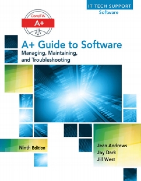 Cover image for book LabConnection for Andrews' A+ Guide to Software, 9th Edition, [Instant Access], 2 terms (12 months)