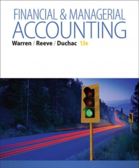 Cover image for book CengageNOWv2 for Warren's Financial & Managerial Accounting, 13th Edition, [Instant Access], 2 terms