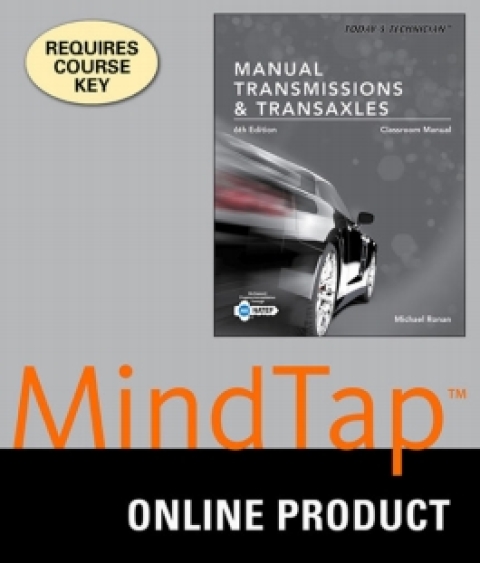 Cover image for book MindTap Automotive for Ronan's Today's Technician: Manual Transmissions and Transaxles Classroom Manual and Shop Manual, 6th Edition, [Instant Access], 4 terms (24 months)