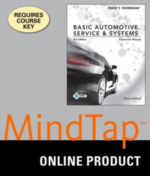 Cover image for book MindTap Automotive for Hadfield's Today's Technician: Basic Automotive Service and Systems, 5th Edition, [Instant Access], 4 terms (24 months)