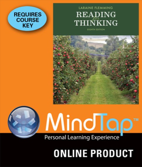 Cover image for book MindTap Developmental Reading for Flemming's Reading for Thinking, 8th Edition, [Instant Access], 1 term (6 months)