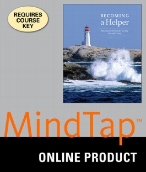 Cover image for book MindTap Counseling for Corey/Corey's Becoming a Helper, 7th Edition, [Instant Access], 1 term (6 months)