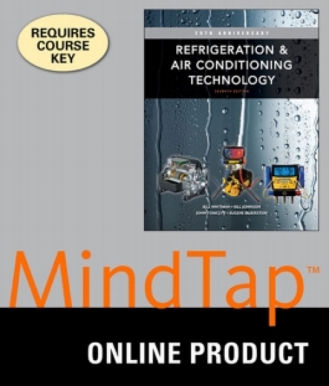 Cover image for book MindTap HVAC-R for Whitman/Johnson/Tomczyk/Silberstein's Refrigeration and Air Conditioning Technology, 7th Edition, [Instant Access], 2 terms (12 months)